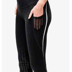 Leggings equitazione donna con grip al ginocchio Horseware