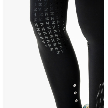 Leggings equitazione donna con grip al ginocchio Horseware