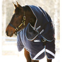 Copricollo Horseware 100g per coperta Rambo Duo Blu navy / blu cielo