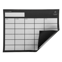 Lavagna magnetica 30x40 cm nera Nero