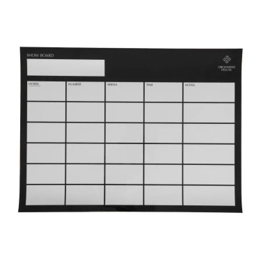 Lavagna magnetica nera 30x40 per equitazione
