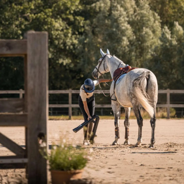 Scaletta pieghevole 60 cm per equitazione – nera | equi-clic