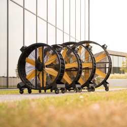 Ventilatore industriale 144 cm per scuderie – equitazione