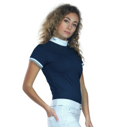 Damen-Poloshirt Cassia Kurzarm Flags & Cup