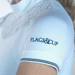 Damen-Poloshirt Cassia Kurzarm Flags & Cup Damen-Poloshirt Cassia Kurzarm Flags & Cup