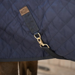 Coperta da presentazione cavallo 160 g blu navy 165