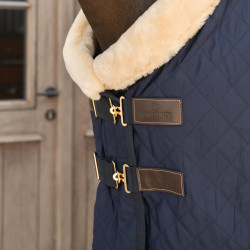 Coperta da presentazione cavallo 160 g blu navy 165