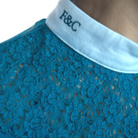 Polo Cassia Donna maniche lunghe Flags & Cup Blu smeraldo