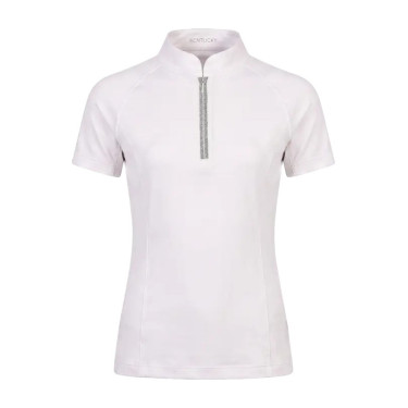 Camicia concorso equitazione bimba rosa glitter 160