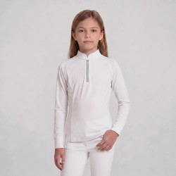Camicia concorso equitazione ragazza ML rosa 160 | EQUI-CLIC