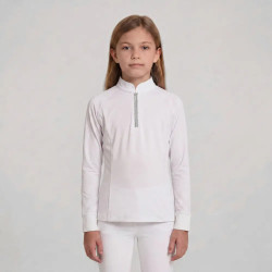 Camicia concorso equitazione ragazza ML rosa 160 | EQUI-CLIC