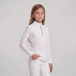 Camicia concorso equitazione ragazza ML rosa 160 | EQUI-CLIC