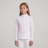 Camicia equitazione concorso ragazza maniche lunghe 160