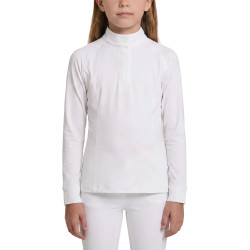 Camicia equitazione concorso ragazza maniche lunghe 160