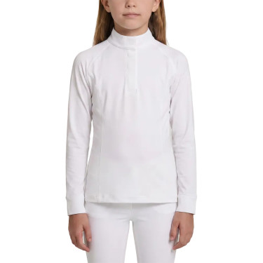 Camicia equitazione concorso ragazza maniche lunghe 160