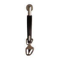 Speroni a ruota grande in acciaio inox con gomma 30 mm Velari Acciaio inossidabile Argento