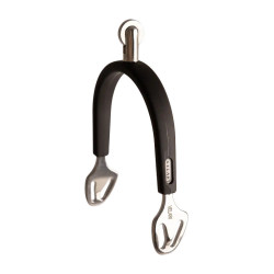 Speroni a rotella media in acciaio inox con gomma 30 mm Velari Acciaio inossidabile Argento