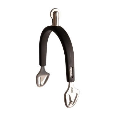 Speroni a rotella media in acciaio inox con gomma 30 mm Velari Acciaio inossidabile Argento