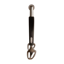 Speroni a rotella media in acciaio inox con gomma 30 mm Velari Acciaio inossidabile Argento