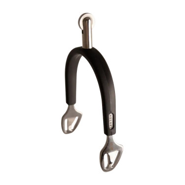 Speroni a rotella media in acciaio inox con gomma 30 mm Velari Acciaio inossidabile Argento