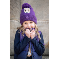 Cappellino Amina HKM bambino Lilla scuro Viola