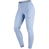 Leggings K by Equithème K-Grip donna Cielo Blu