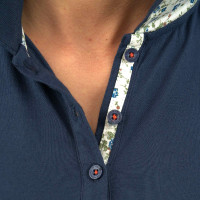 Polo Donna Maringa Flags & Cup Blu navy