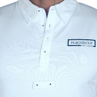 Polo Homme Cartago manches courtes Flags & Cup Blanc Polo Homme Cartago manches courtes Flags & Cup Blanc