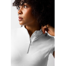 Maglia equitazione donna Horze Mina con mezza zip