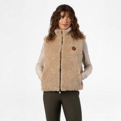Gilet HV Polo Calista donna Gesso Beige