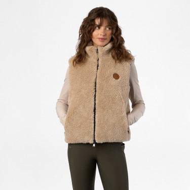Gilet HV Polo Calista donna Gesso Beige