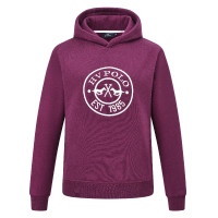 Felpa con cappuccio HV Polo Rebecca donna Vino