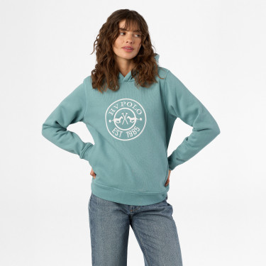 Felpa con cappuccio HV Polo Rebecca donna Minerale Blu