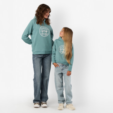 Felpa con cappuccio HV Polo Rebecca donna Minerale Blu
