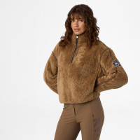 Felpa HV Polo Rosine donna Cammello Marrone
