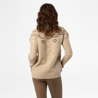 Pullover HV Polo Josie donna Naturale Marrone