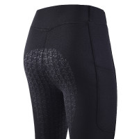 Leggings da equitazione Imperial Riding Laura FullGrip donna Nero