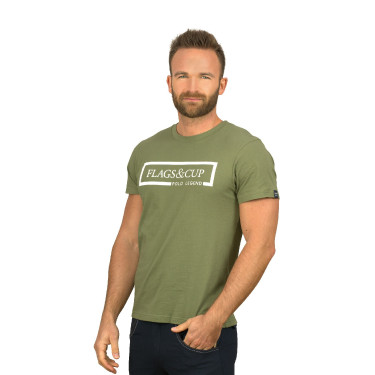 T-Shirt Uomo Balao Flags & Cup Oliva Verde