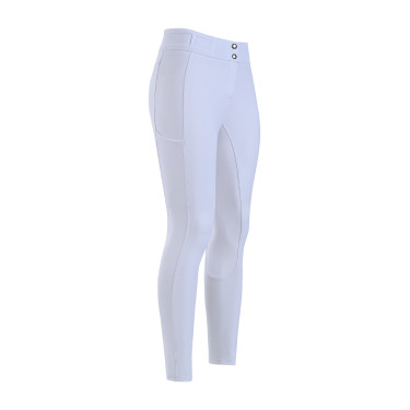 Pantaloni da equitazione Imperial Riding GlamRide FullGrip donna Bianco