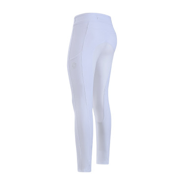 Pantaloni da equitazione Imperial Riding GlamRide FullGrip donna Bianco