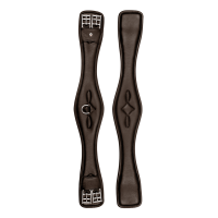 Sottopancia corto Waldhausen in cuoio Comfort Nero