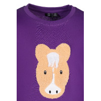 Polo a maniche lunghe Amina HKM Lilla scuro Viola