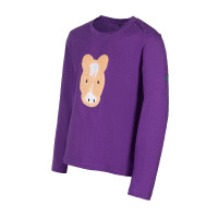 Polo a maniche lunghe Amina HKM Lilla scuro Viola