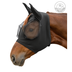 Maschera anti-mosche Waldhausen Puck Flex Nero