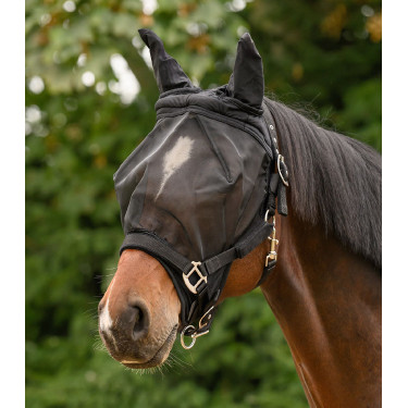 Maschera antimosche cavallo Waldhausen con orecchie