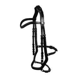 Briglia Waldhausen X-Line Relaxation capezzina anatomica Nero