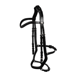 Briglia Waldhausen X-Line Relaxation capezzina anatomica Nero