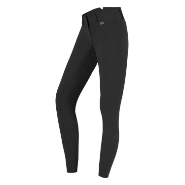 Pantaloni da equitazione ELT Micro Sport in silicone a vita alta Nero Pantaloni da equitazione ELT Micro Sport in silicone a vita alta Nero