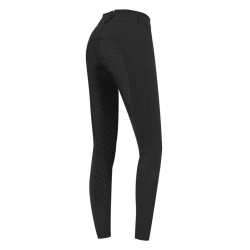 Pantaloni da equitazione ELT Micro Sport in silicone a vita alta Nero Pantaloni da equitazione ELT Micro Sport in silicone a vita alta Nero