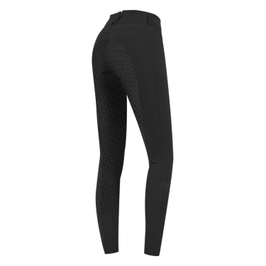 Pantaloni da equitazione ELT Micro Sport in silicone a vita alta Nero Pantaloni da equitazione ELT Micro Sport in silicone a vita alta Nero